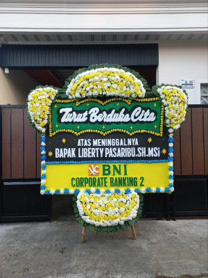 Papan Bunga Duka di Tong Marimbun