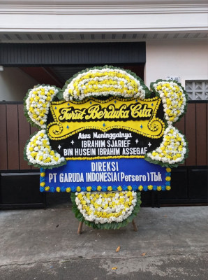 Papan Bunga Duka di Tong Marimbun