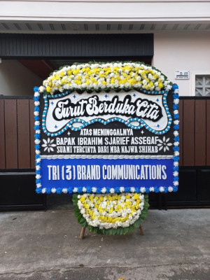 Papan Bunga Duka di Tong Marimbun